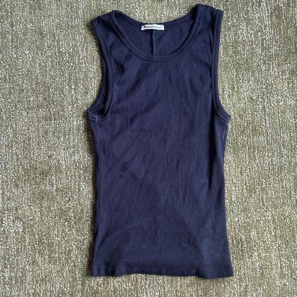 Reformation Tops - Reformation Women's Navy and Black Vest
